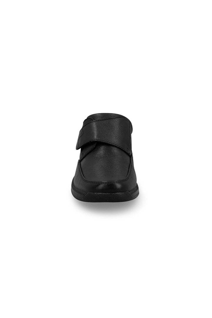Zapato Formal FLEXI para Hombre Ajuste Velcro Negro Mundo Terra