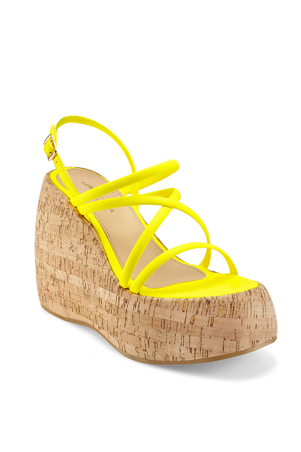 Sandalias con Plataforma Color Amarillo Para Dama Mundo Terra