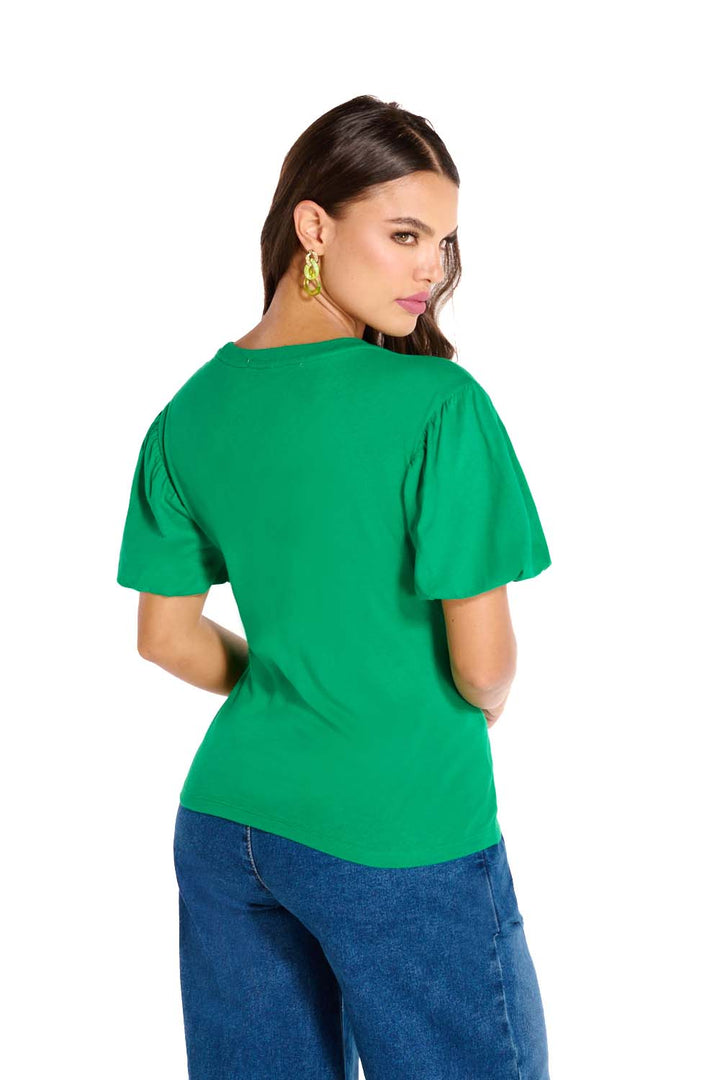 Blusa Color Verde Para Dama Mundo Terra
